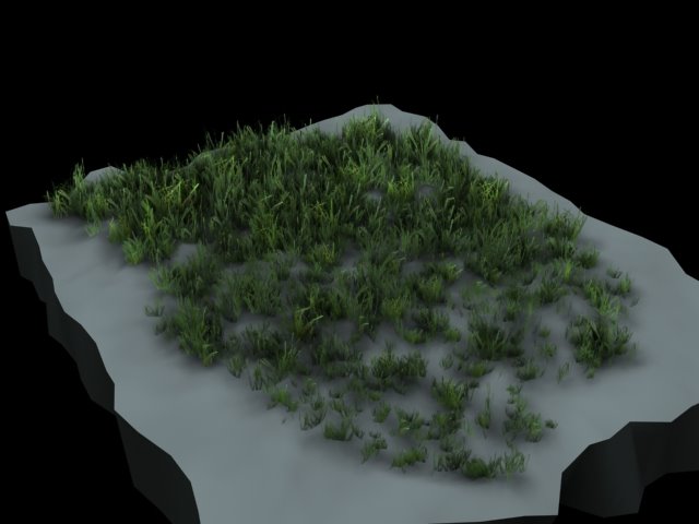 Cheap 3D grass (3dsmax – photoshop)