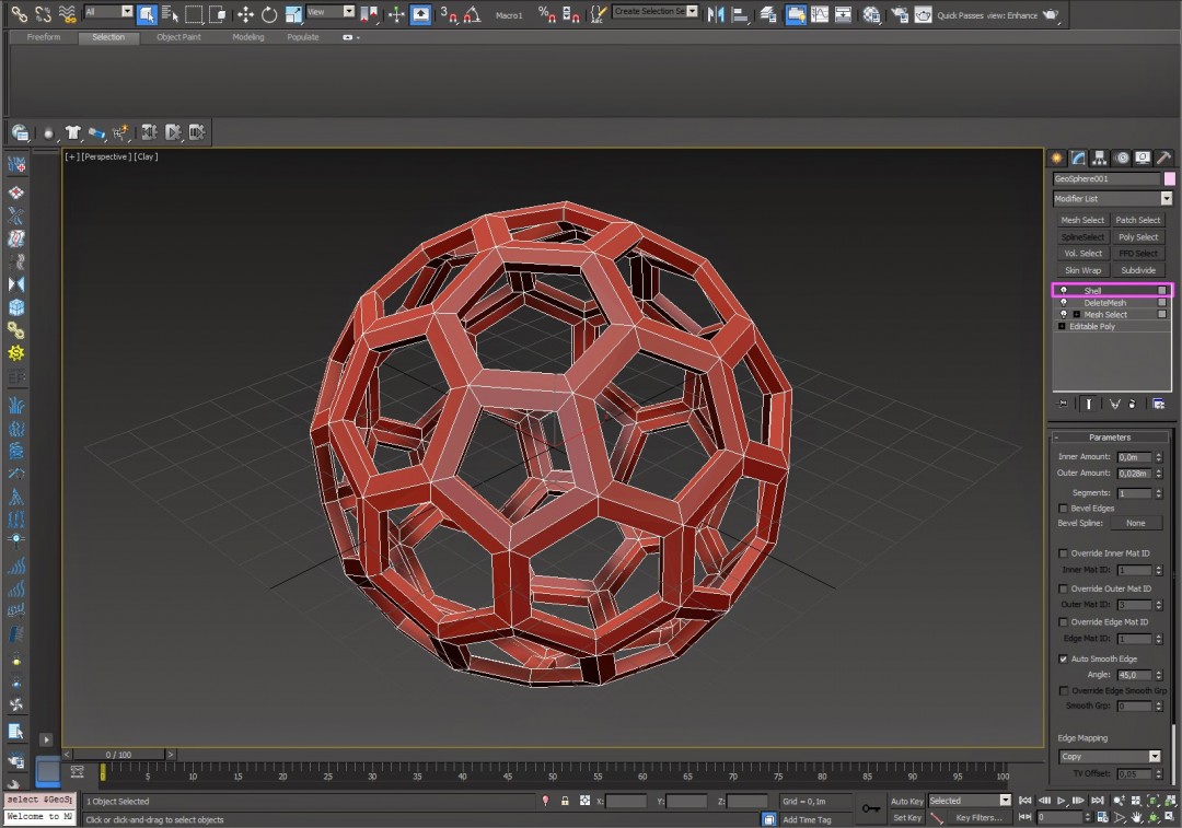 Modelling tips Create a hollow sphere 1k0 Visual