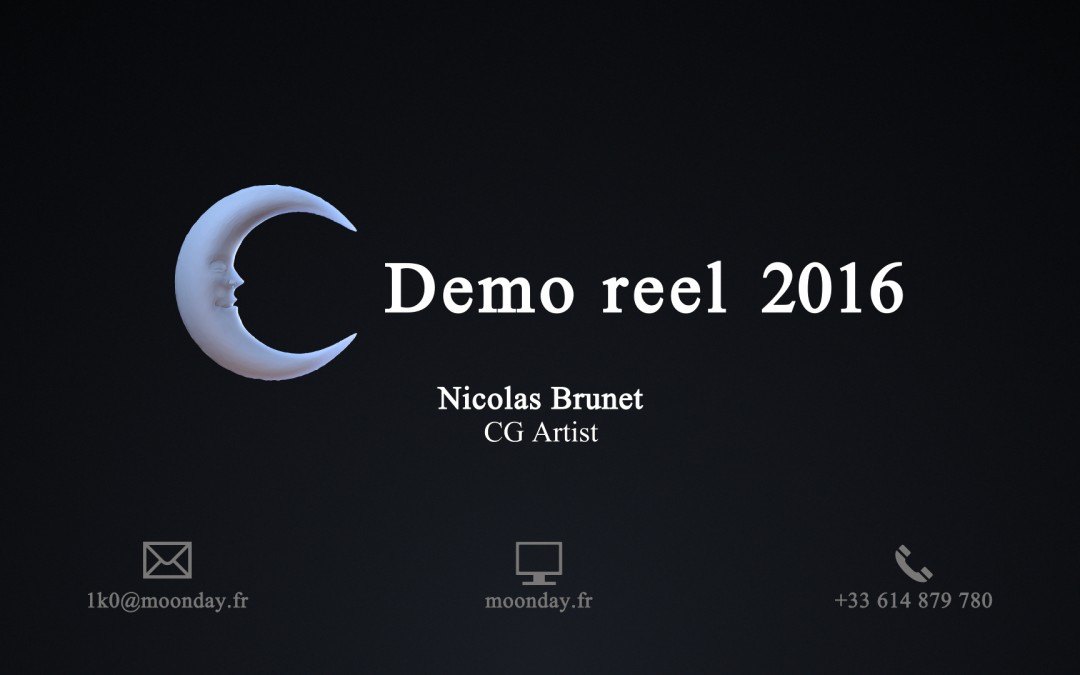 Demo reel 2016